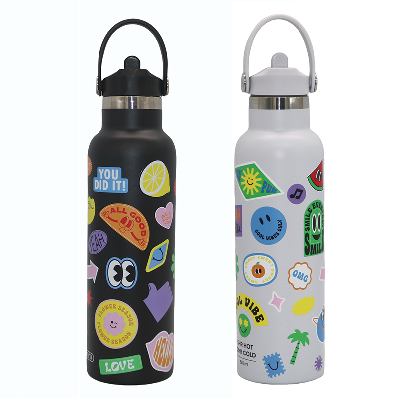 בקבוק תרמי לילדים עם קש 600 מ